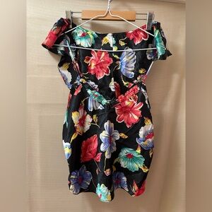 Vintage Victoria’s Secret Floral Satin Camisole & High-Waist Brief Set M